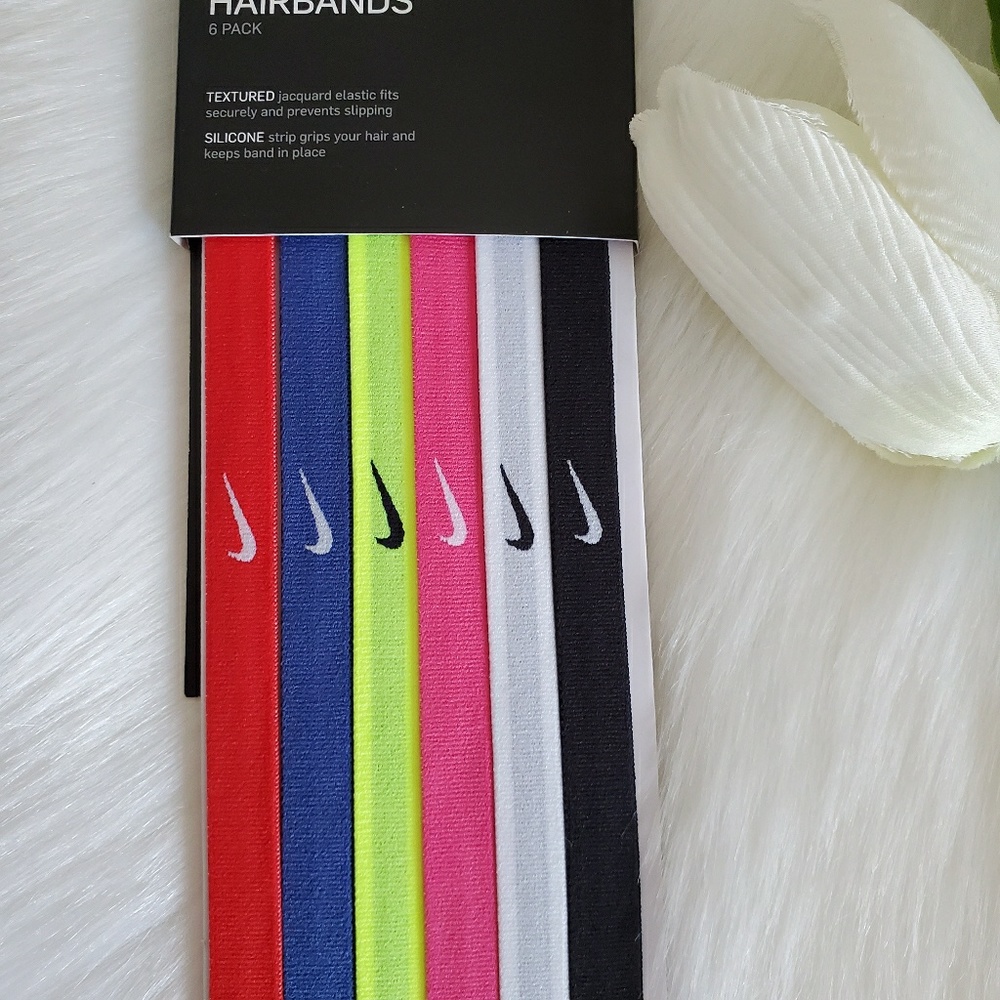 NIKE HAIRBANDS 6 PACK - Picture 3 of 5